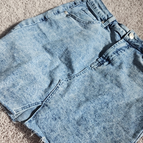 HH Jeans Los Angeles Sky Blue Denim Mini Skirt - Picture 6 of 6